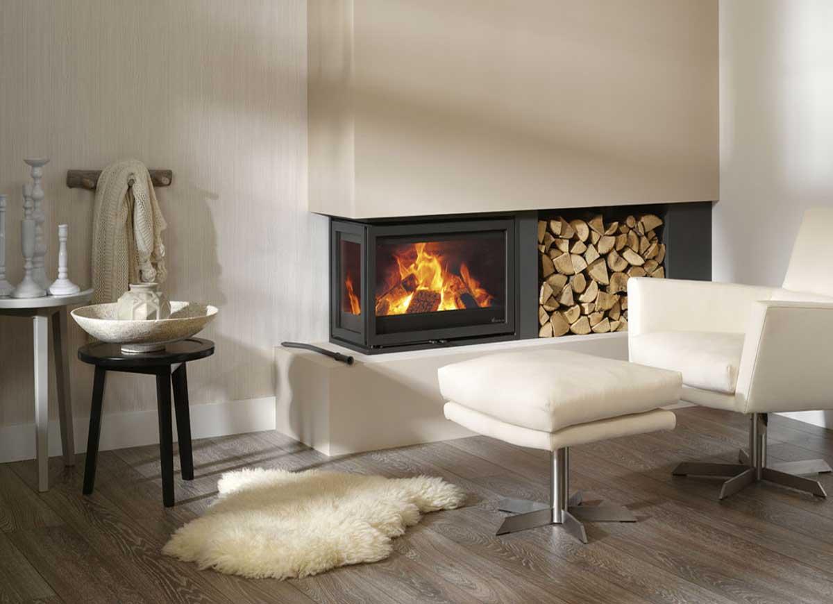 Dik Geurts Kamineinsatz Instyle Corner 660 High